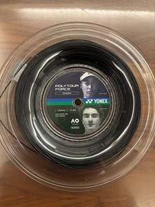 YONEX POLYTOUR FORCE Tennis String 1.20mm 11.5m Black 2 Pieces