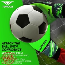 GRIPKNOX Goalkeeper Soccer Gloves Kids Youth Adult Latex Palm