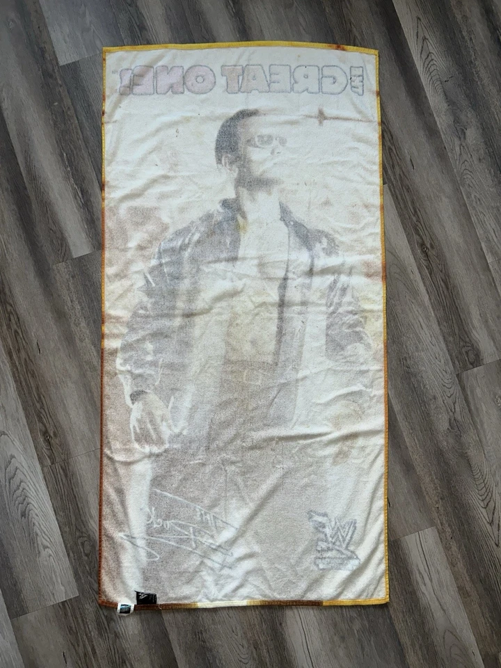 2001 WWF The Rock The Great One Beach Towel Dwayne Johnson WWE Vintage 52 x 28 - Image 2 of 4