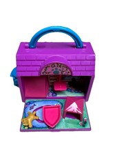 Vintage 1995 Galoob Mini Pound Puppies Camp Compact Playset Not Complete Cat