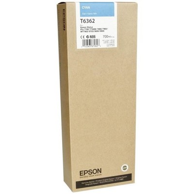 Original Epson T6362 Tinte Cyan C13T636200 Stylus Pro 7700 7890 MHD 2014-2019