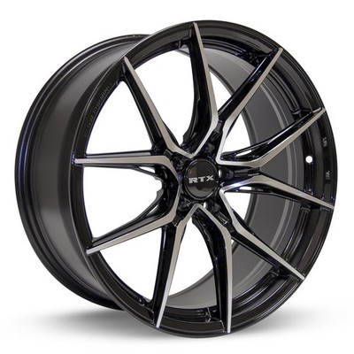 16x7 Black Alloy Wheel Rim Fits Chrysler LHS, OEK52 16Inch 5x114.3 5Lug ET40