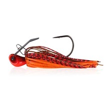 Berkley Slobberknocker Bladed Jig 4 Oz Fire Craw Fishing Hook With Silicone S...