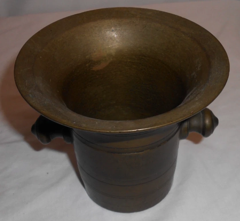 Antique 19th Century Bronze Pharmaceutical Mortar (no Pestle) NICE