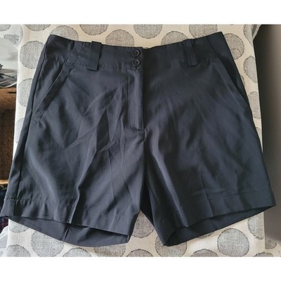 NikeGolf Women's Black FitDry Shorts 5.5'' Inseam High Rise Size 2