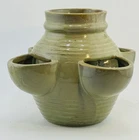 Vintage McCOY Pottery Strawberry Herb Succulent Planter 5.5” Green #3020 READ