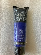 Liquitex BASICS Acrylic Paint, 118ml (4-oz) Tube, Ultramarine Blue
