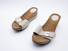 Scholl Damen Pantolette Sandalette Sandale Beige Gr. 41 EU Art. 38444-56