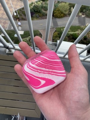 Nee Doh Brand New Candy Swirl Pink Squishy Toy Rare Collectible
