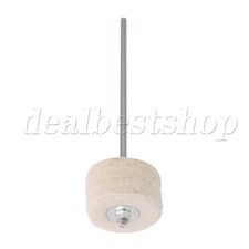 White Felt Bass Drum Beater Stainless Steel for any Music Style 190x 5mm