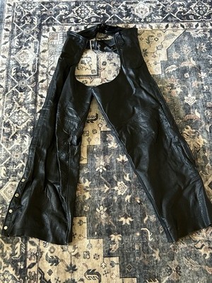 90s Vintage Leather Cowboy Chaps