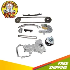 Engine Timing Chain Kit Water Oil Pump Fits 02-06 Nissan Sentra 2.5L DOHC QR25DE