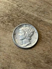 1944S Mercury Dime AU