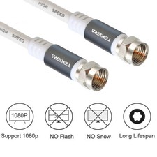 TV Antenna Cable F Type Male to F Type Male Flylead Aerial Cord Coax Lead — image 2