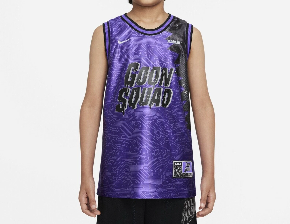 parallel winter Alarmerend Lebron X Space Jam &#039;Goon Squad&#039; DM2974-560 Kids Jersey NWT XL Nike  Dri-Fit | eBay