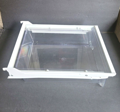 GE Refrigerator half cantilever glass Shelf with pan # WR32X10177 WR71X10280 - Afbeelding 1 van 5