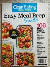 CLEAN EATING ☆ Easy MEAL PREP GUIDE MAGAZINE ☆ 106 make Ahead Recipes ☆ Freezer