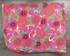 Baby Girl Baby Blanket Pink Paisley Receiving Blanket
