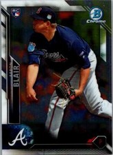 Aaron Blair #93 2016 Bowman Chrome Rookie Atlanta Braves