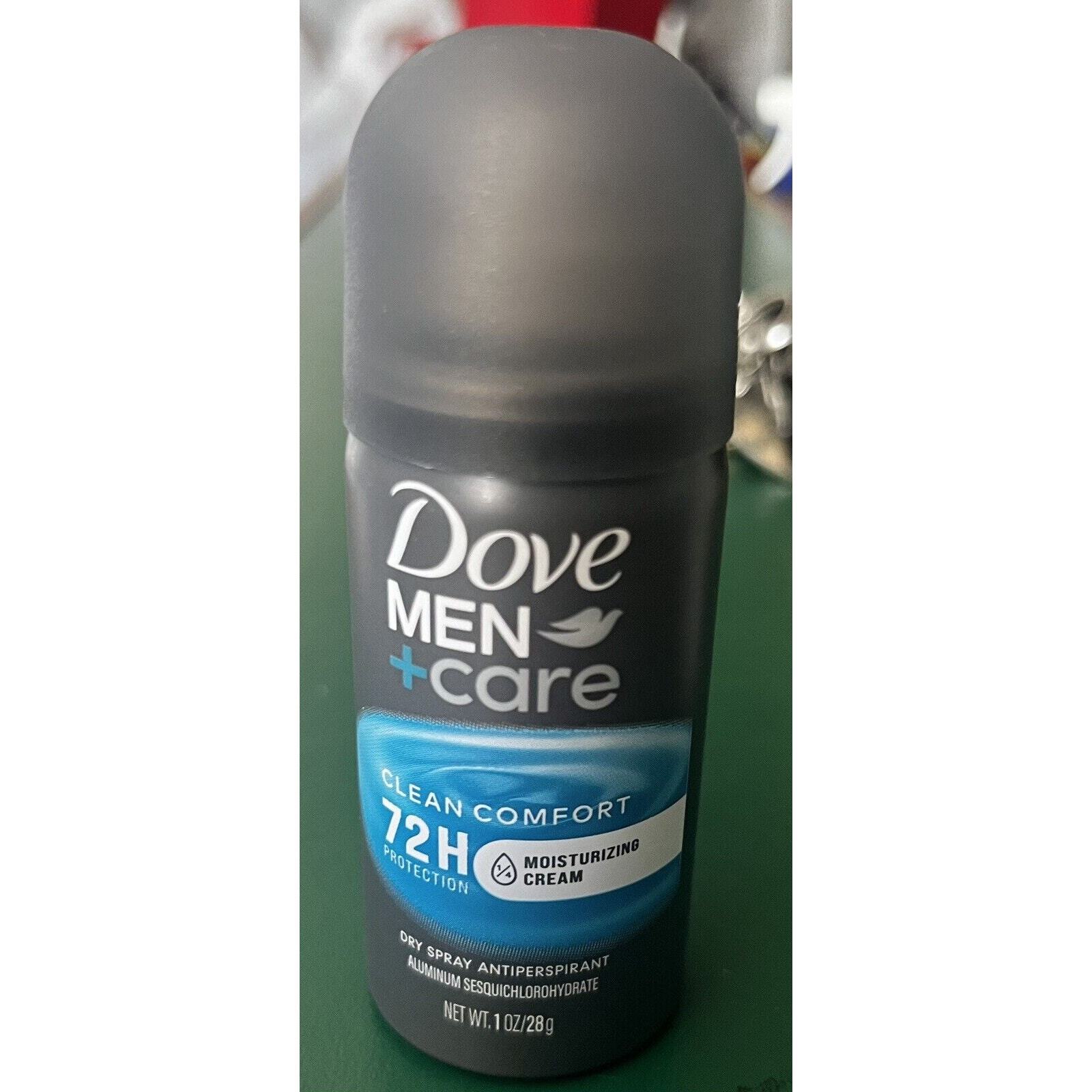 10 Dove Men Care Deodorant Clean Comfort 72 Hour 1 oz Mini Travel Set Lot