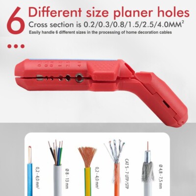 Multi-functional wire stripping tool wire peeling tool electrician use