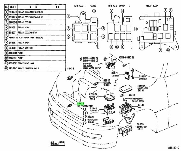 TOYOTA CAMRY/VISTA Solara Lexus GS300 400 430 LS400 Switch