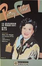 PATSY CLINE - 12 GREATEST HITS CASSETTE TAPE CLASSIC COUNTRY MUSIC VINTAGE 1988