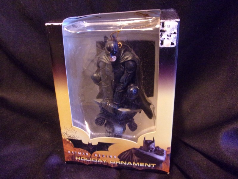 Kurt Adler DC Comics Batman Begins Batman Holiday Ornament 3" Figure 2005 - NIB
