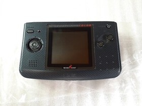 Neogeo Pocket Color Console Aruze Limited Carbon Black Boxed SNK CIB Tested Exc