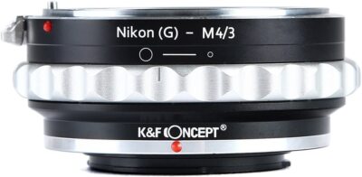 K&F Concept Lens Adapter for Nikon G Lens to Micro 4/3 MFT Mount Cameras Body