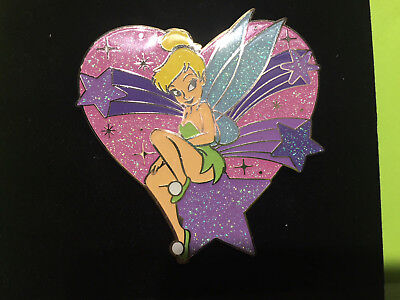 Disney Tinker Bell Set TinkerBell with Stars Only LE 125 Heart Shape Pin |  eBay