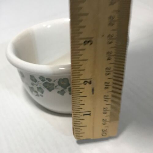 Corelle Corning Ware Callaway Ivy Pattern Small Ceramic Ramekin Bowl 4" x 2.25" - Picture 4 of 6