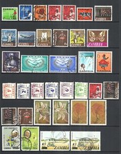 ZAMBIA    VARIOUS MINT HINGED & USED   1964 to 1989    CV $74.40