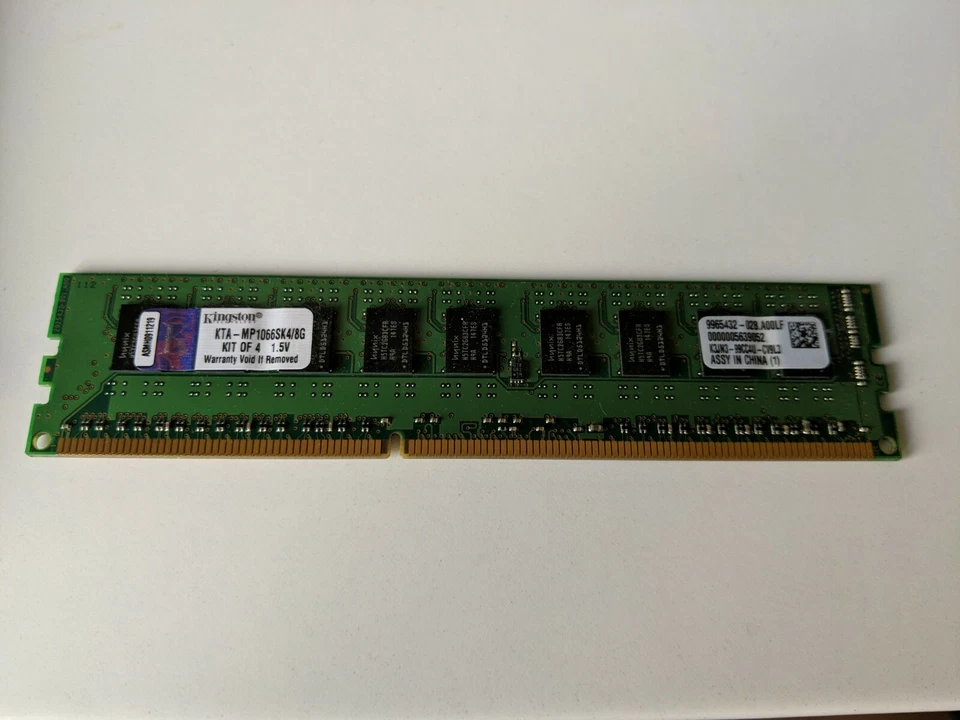 Kingston KTA-MP1066/4G 8 GB, (DDR3-1066), DDR3 SDRAM, 1066 MHz - Image 2 of 2