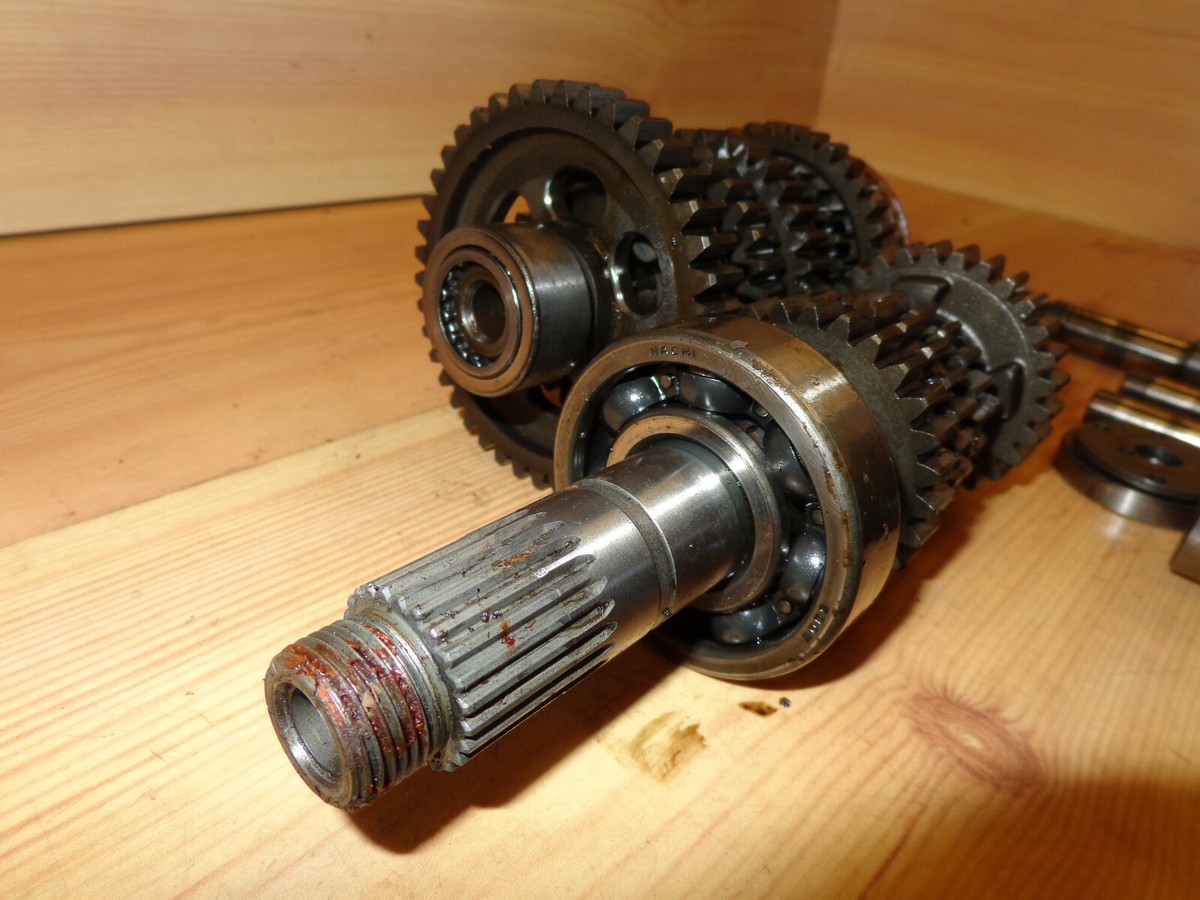 1980 Honda CB400 CB 400 T Transmission Gears Gear Shaft Drum Forks