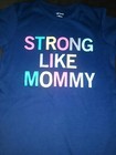 Infant Girl's One Piece Snap Outfit! Size 18 M "STRONG LIKE MOMMY" Carter's New! — photo 2