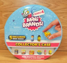 Zuru 5 Surprise Series 4 Mini Brands Collector's Case With 5 Minis Inside!
