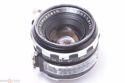   SCHNEIDER 50MM 1.9 XENON *RARE EXPOSURE METER MODEL* EXAKTA BAYONET MOUNT LENS