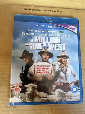A Million Ways to Die in the West UK BluRay NEW SEALED Seth Macfarlane  (Ted) UK
