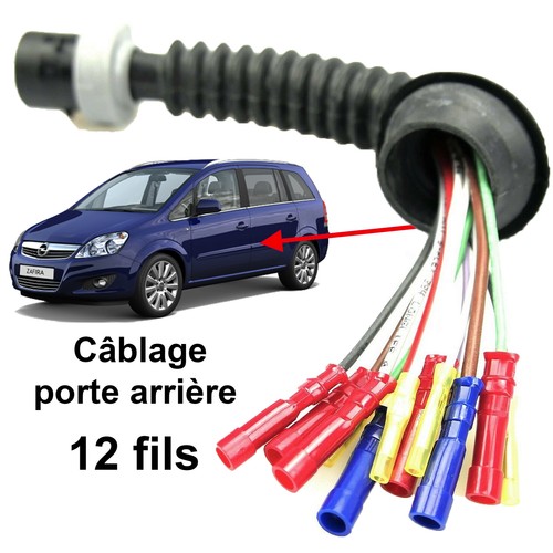 Connettore Presa Scheda Cablaggio Elettrico Porta Posteriore per Opel ZAFIRA B - Foto 4 di 9