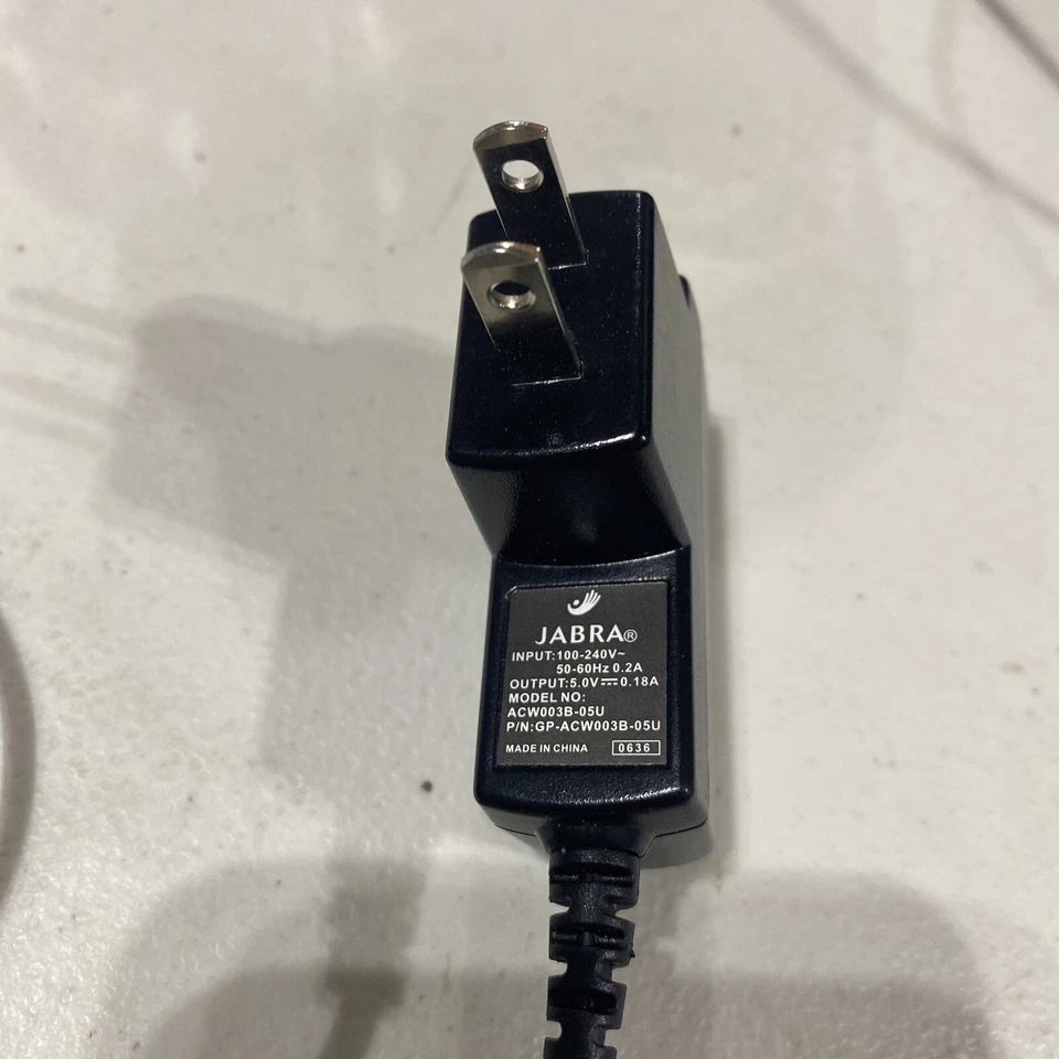 Jabra ACW003B-06U1 AC Adapter Travel Charger Foto 3 de 3
