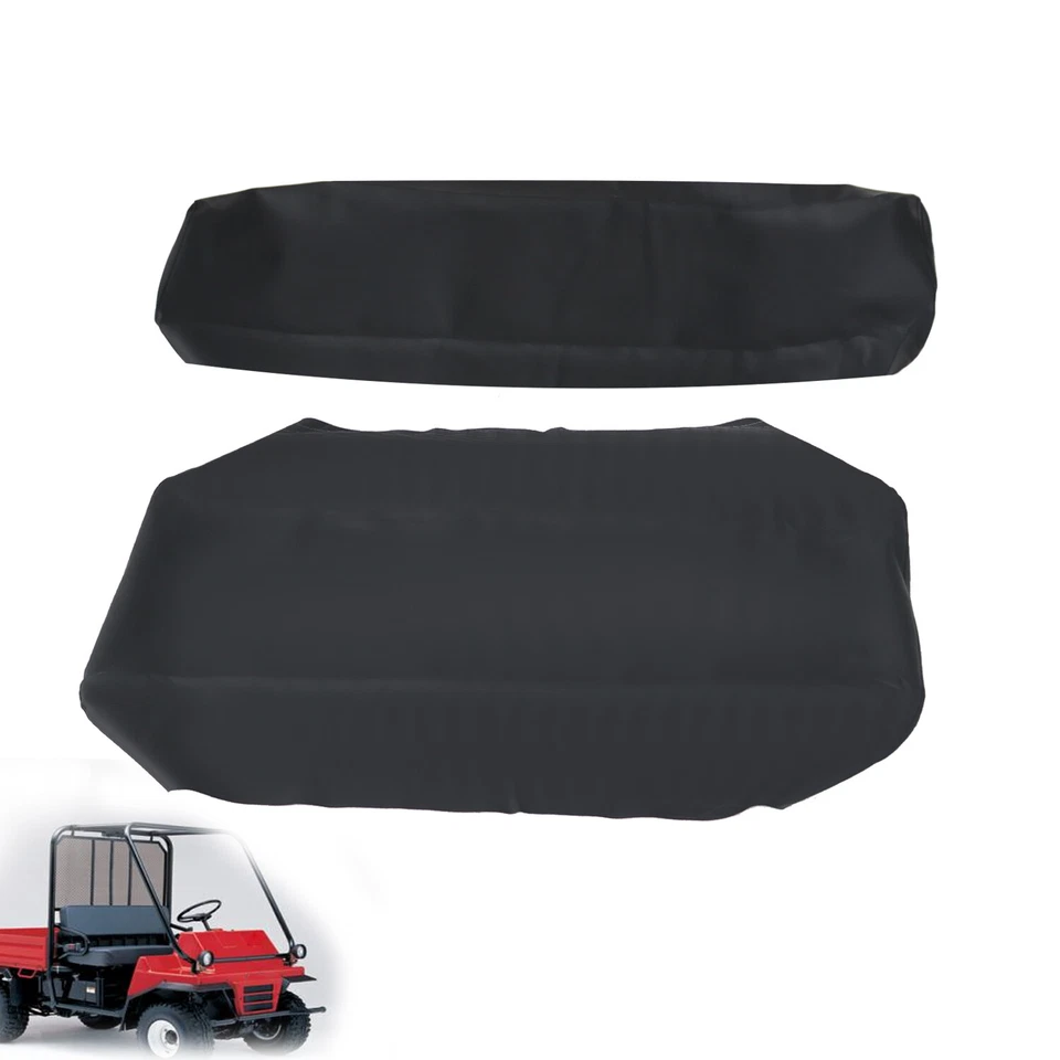 New Black UTV Vinyl Seat Cover For Kawasaki Mule 2500 2510 3000 3010 Diesel 4X4 Foto 2 de 4