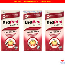 3 Boxes of 60ml 2 fl oz RidPed Lotion Benzyl Benzoate 25 free ships from USA