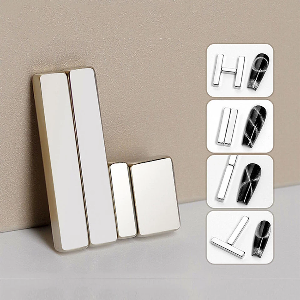 4Pcs Magnetic Sticks For Cat Eye Gel Polish Magnet UV LED Nails Art Manicure - Image 3 of 4