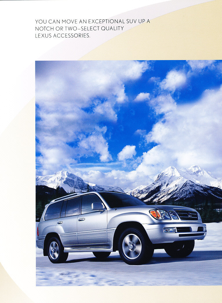 2007 Lexus LX LX470 Original Factory Car Accessories Brochure | eBay