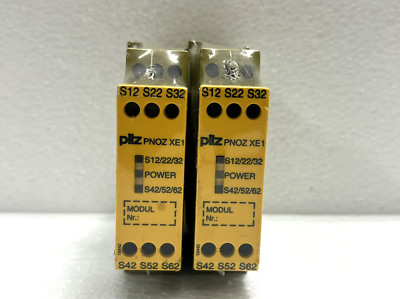 LOT OF 2 Pilz PNOZ XE1 24VDC 774620 Safety Relay Expander Unit
