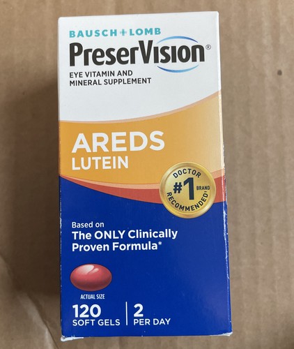 PreserVision AREDS Lutein Eye Vitamin & Mineral 120 Softgels - Picture 1 of 5