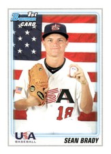 2010 Bowman Draft Picks & Prospects #BDPP93 Sean Brady Prospects