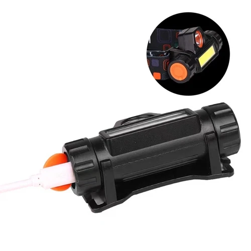 2er Pack USB Wiederaufladbare Wasserdicht LED Stirnlampe Head Light Taschenlampe - Bild 7 von 12