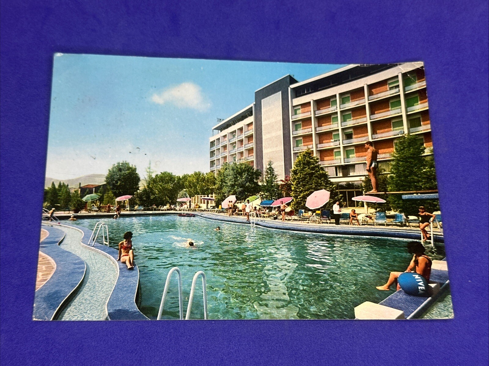 GRAND HOTEL TERME HOTEL OLIMPIA MONTEGROTTO Cartolina a Colori